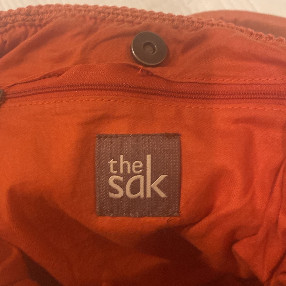 The Sak Rust Crochet Shoulder Bag - Picture 7 of 9